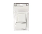 Paintable Canvas Fridge Magnets, 10 Pack - Anko