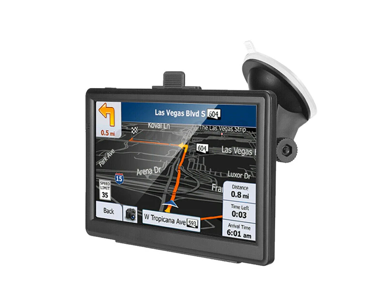 Touch Screen GPS Navigation Map Free Upgrade POI Voice Guidance - 7in