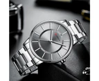 CURREN Watches with Stainless Steel Fashion Thin Quartz Wristwatches Classic Quartz Men's Clock