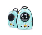 Cat Backpack Portable Smooth Oxford Cloth Space Capsule Cat Backpack for Pet 4#