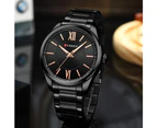 CURREN   Simple Business Quartz Watches for Men Classic Luminous Hands Stainless Steel Band Wristwatches