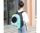 Cat Backpack Portable Smooth Oxford Cloth Space Capsule Cat Backpack for Pet 4#