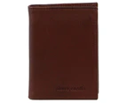 Pierre Cardin Mens Rustic Genuine Leather Wallet RFID in Brown
