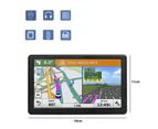 Touch Screen GPS Navigation Map Free Upgrade POI Voice Guidance - 7in