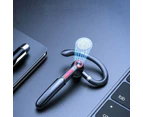 Bluetooth Wireless Earpiece Trucker Handsfree Earphone In Ear Earbud Headset - Black