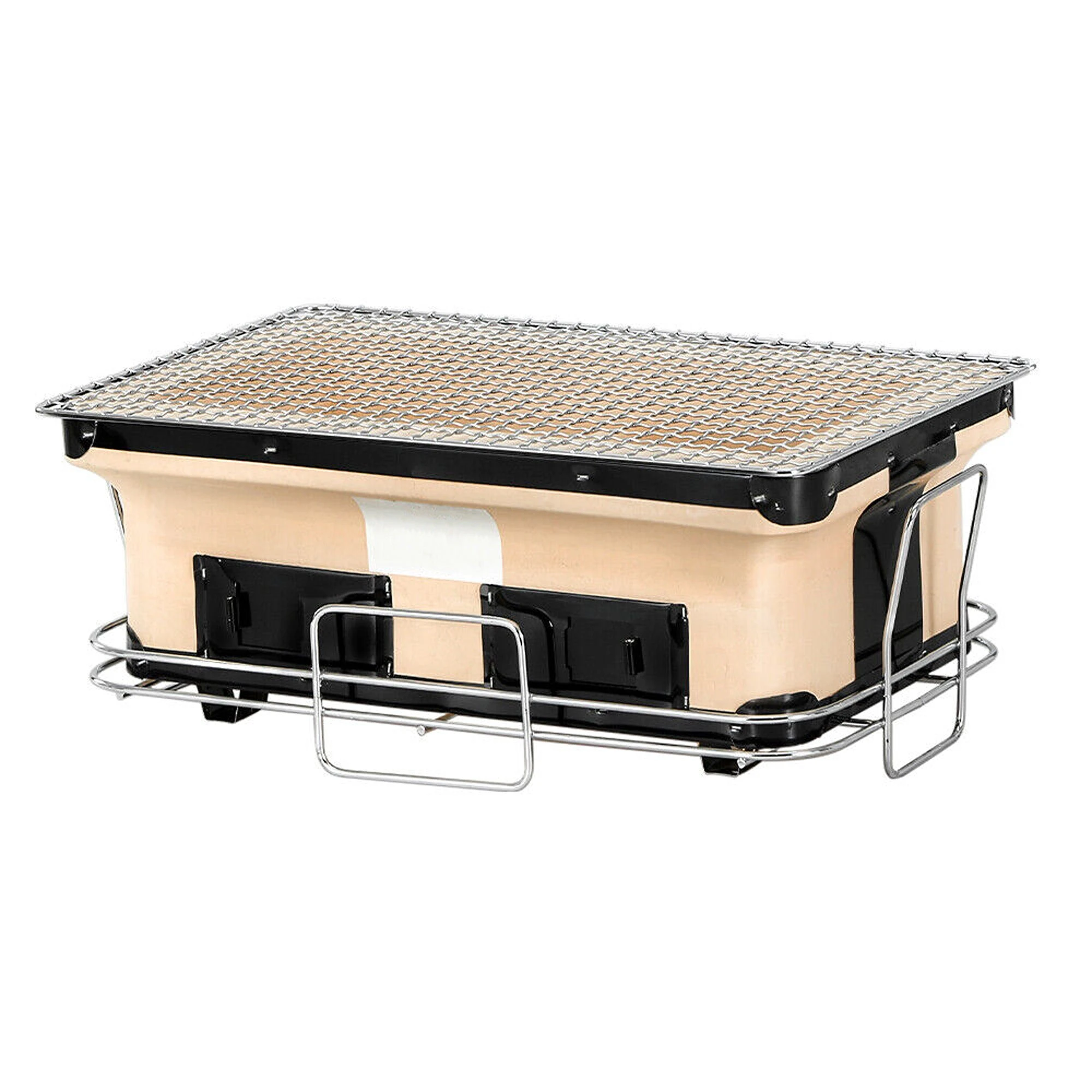 Ceramic BBQ Grill Smoker Hibachi Japanese Tabletop Charcoal Barbecue