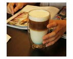 Double Wall Coffee Glass Tea Cup Coffee Cup Water Mug Juice Cups - 450ml