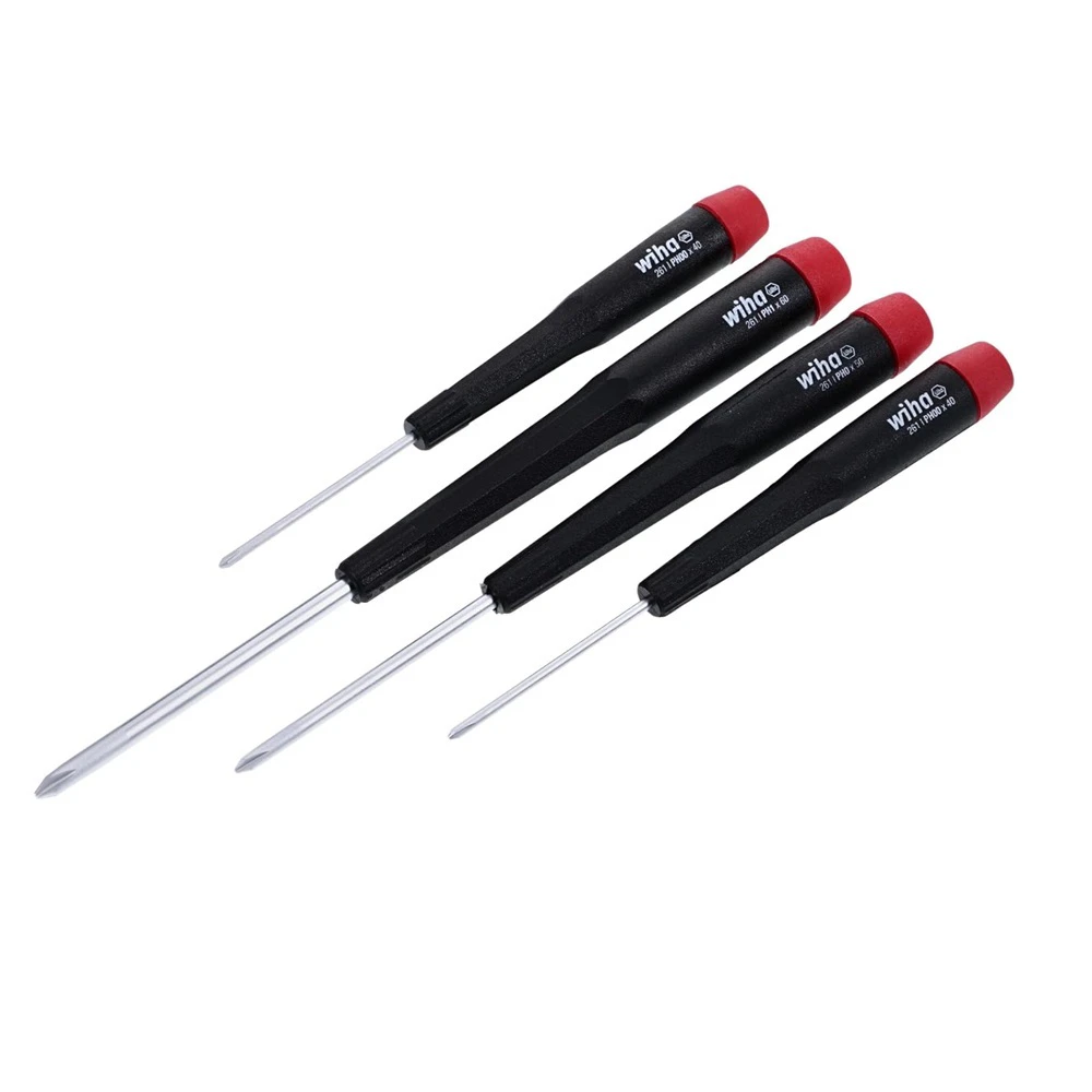 WIHA 4pcs Phillips Head Precision Screwdrivers Set | 26194