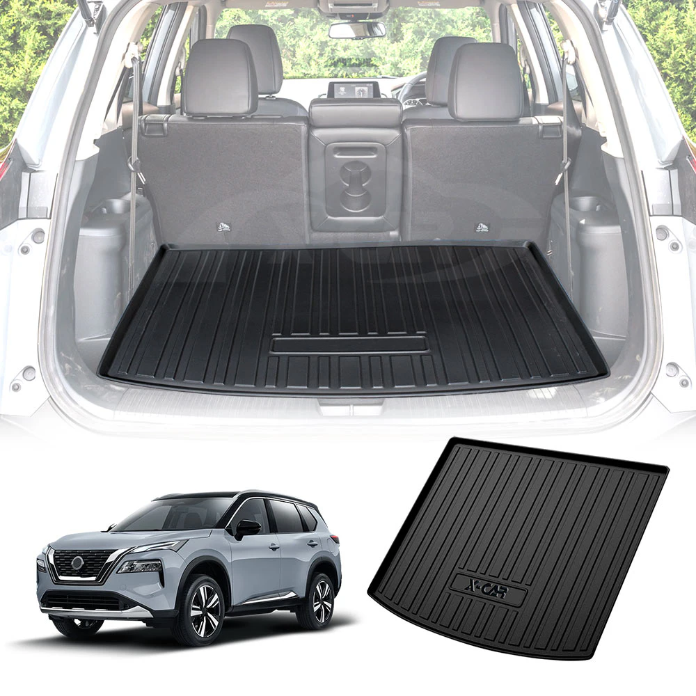 Boot Liner for Nissan X-trail Xtrail T33 7 Seats 2022-2025 Heavy Duty Cargo Trunk Mat Luggage Tray