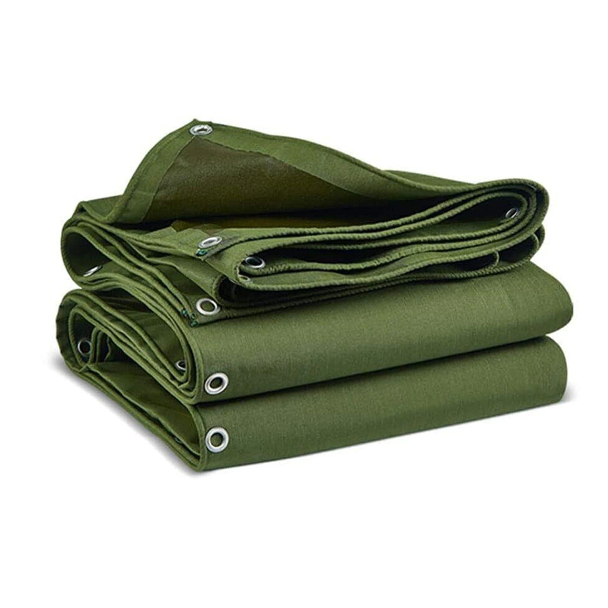 Army Heavy Duty Canvas Tarp Tarpaulin Dustproof Waterproof Sun Blocked