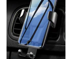 Universal Gravity Car Holder Mount Air Vent Stand Cradle For Mobile Cell Phone - Black