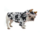 Pet Hoodie Cows Cosplay Non-shrink Creative Cat Dog Two-legged Hooded Costume for Theme Party