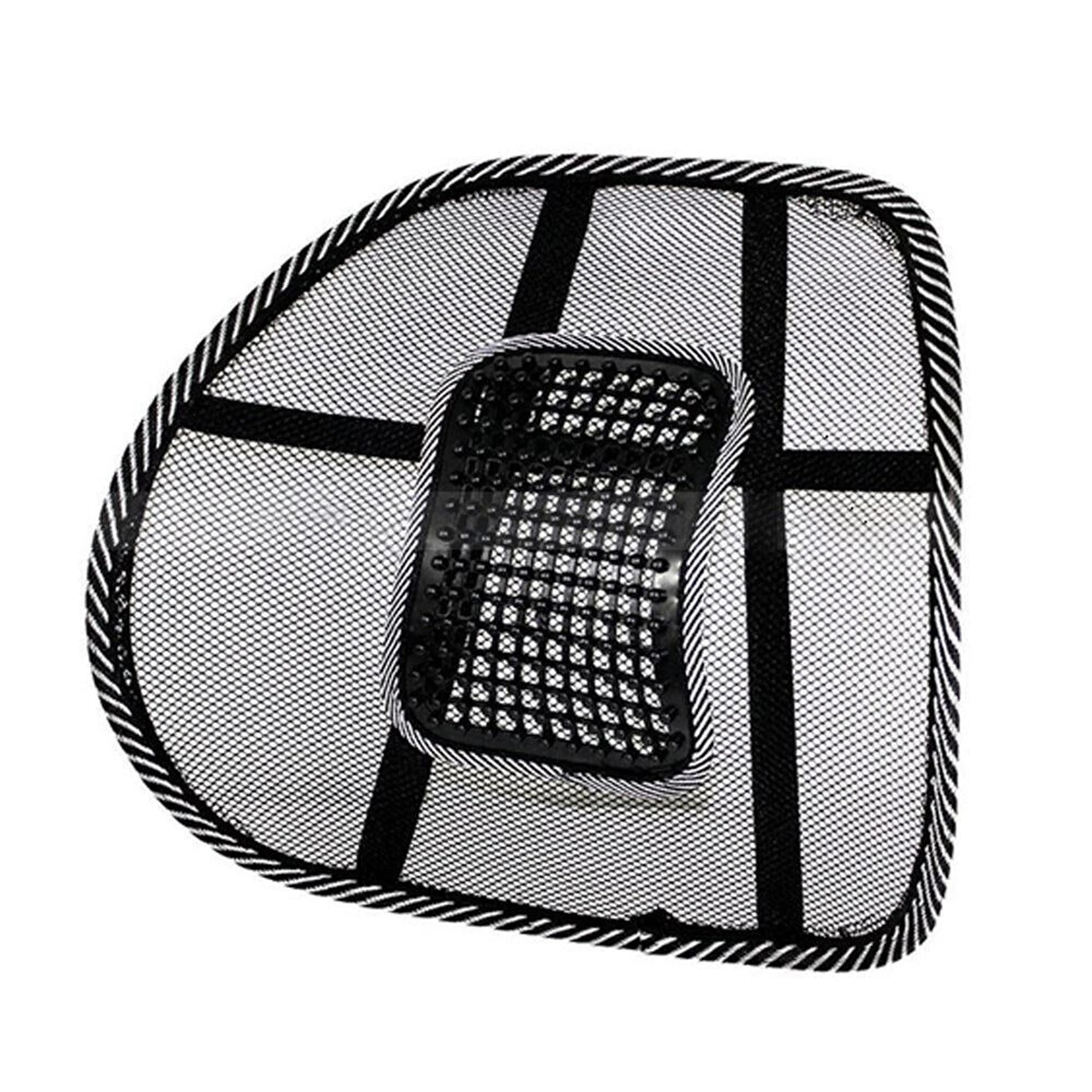 Mesh Back Rest Lumbar Support Office Chair Van Car Seat Home Pillow Cushion - 2x