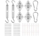 Shade Sail Hardware Kit Stainless Steel Rust Resistant Outdoor Patio Rectangular/Square Shade Sail Mount
