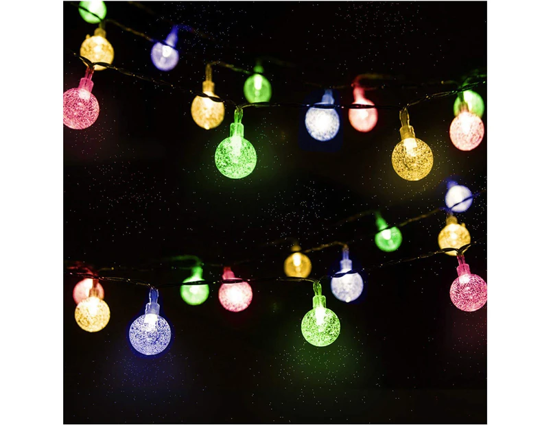 Globe String Lights for Bedroom, 6.5m 30 LED Crystal Ball Fairy Lights with 2 Lighting Modes[Energy class A +++]