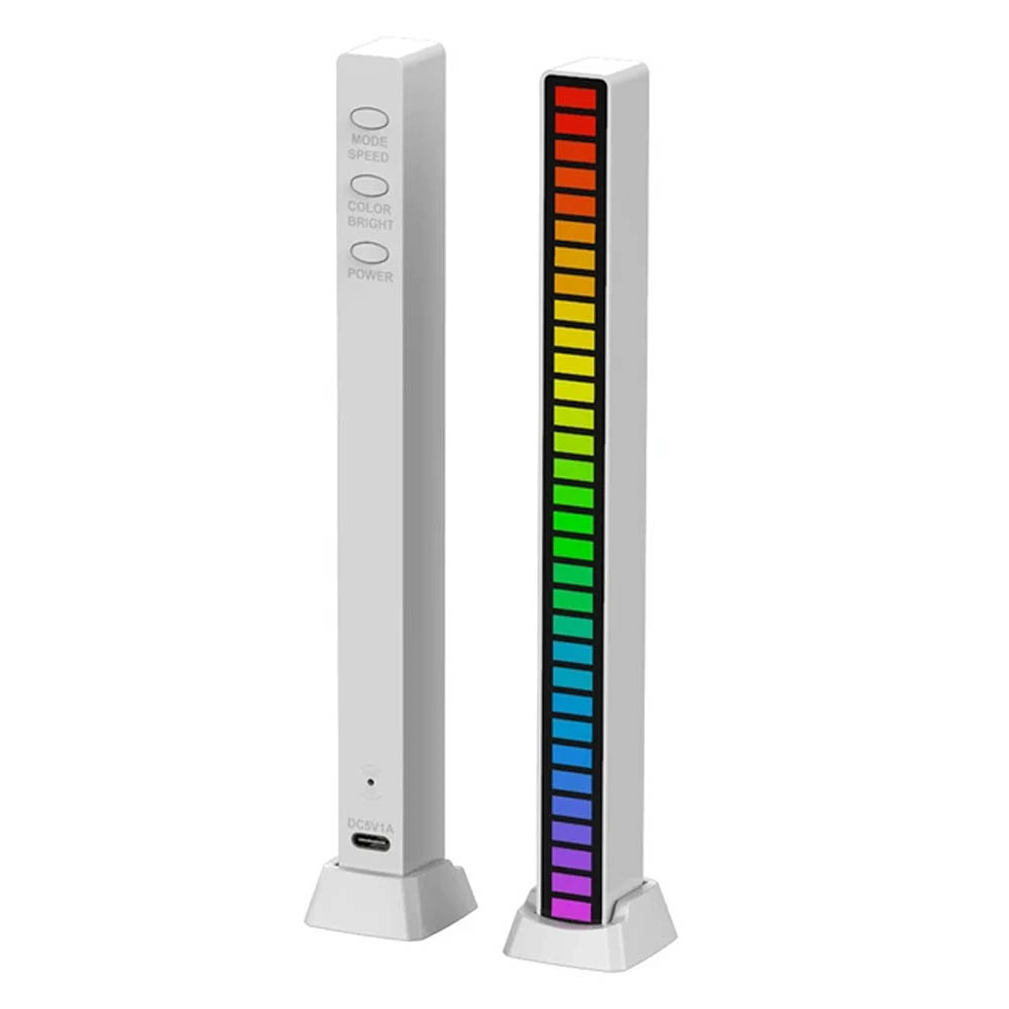 RGB Activated Music Rhythm Lamp Bar Sound Control LED Ambient USB Lights