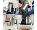 Stainless Steel Car Kettle Car Heating Travel Cup Stainless Steel Mug - 300ml