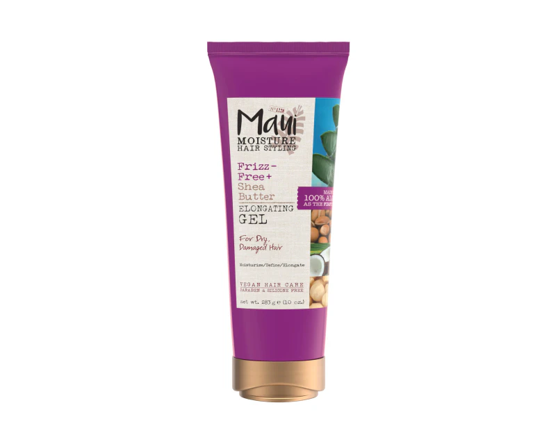 Maui Moisture Frizz Free + Shea Butter Elongating Gel, Hair Styling Gel 283g