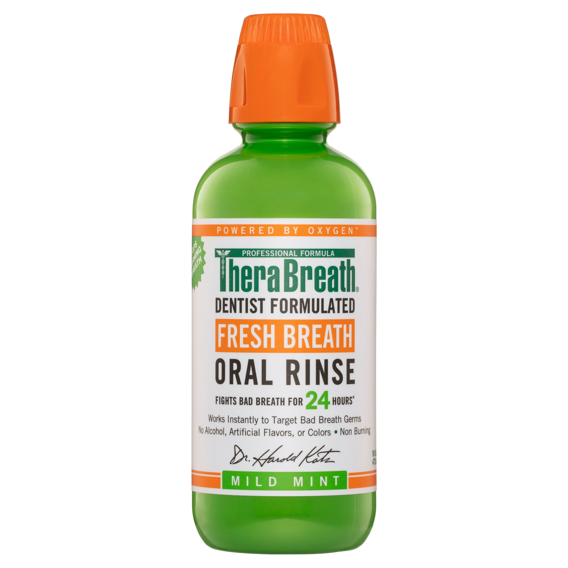 Therabreath Mild Mint Oral Rinse 473ml