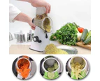 Kitchen Vegetable Food Manual Rotary Drum Grater Chopper Slicer Fruit Cutter