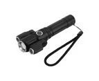 Bike Front and Rear LED Lights Set Mountain Bicycle USB Rechargeable Torch Lamp