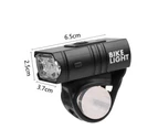 LED Bicycle Bike Lights Rechargeable Front Rear Headlight Tail Light Set
