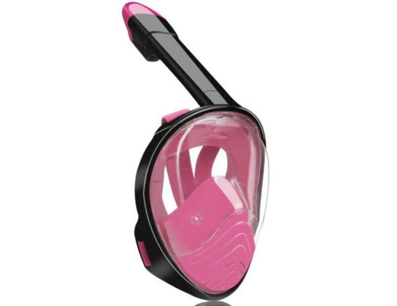 Full Face Diving Seaview Scuba Snorkel Snorkeling Mask Swimming Goggles GoPro - Pink Black