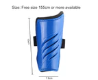 Kids Youth Soccer Shin Guards, Shin Pads And Shin Guard Sleeves For Boys And Girls For Football Games, Cushion Protection Reduce Shocks And Injuries-Blue