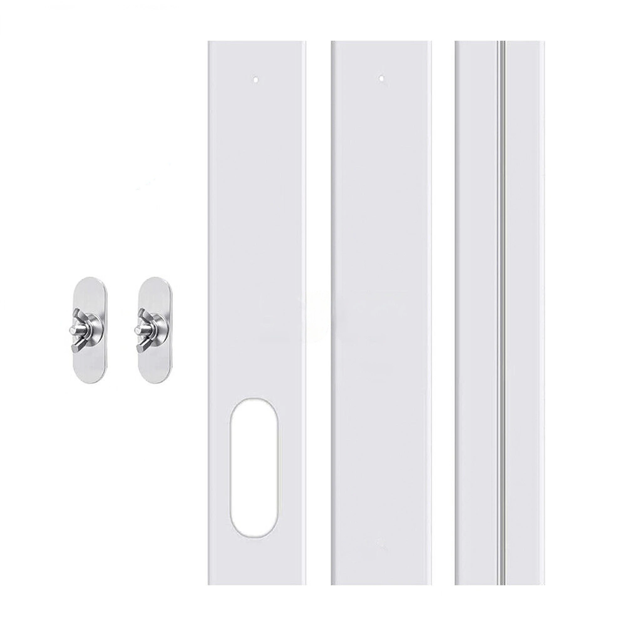 For Portable Air Conditioner Window Slide Kit Plate White And Screws