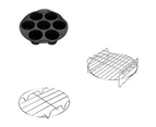 Air Fryer Accessories Frying Cage Dish Baking Pan Rack Pizza Tray Pot