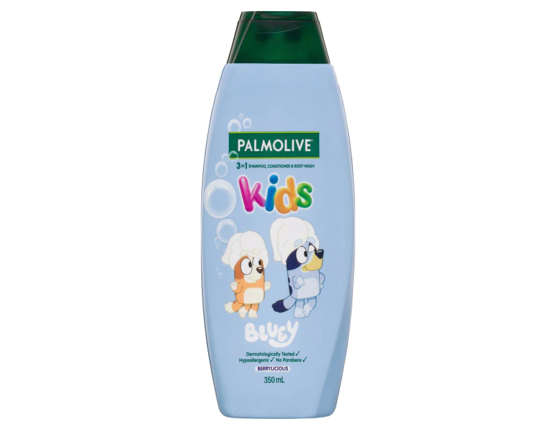 Palmolive Kids Bluey 3-in-1 Shampoo, Conditioner and Body Wash Berrylicious 350ml