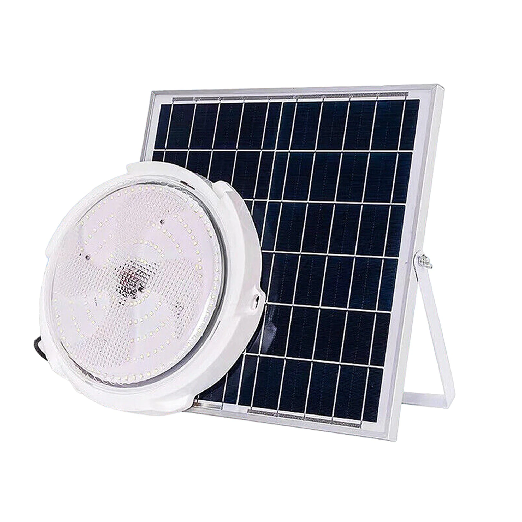 Solar Powered LED Ceiling Light 24/20cm Bedroom Garden Garage Shed Tent Lamp