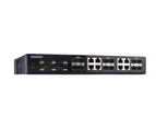 QNAP QSW-1208-8C network switch Unmanaged None Black