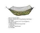 Strong Load-bearing Solid Straps Auto Opening Outdoor Hammock Outdoor Portable Swing Hammock with Anti-mosquito Net Camping Equipment