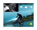 T6 LED Bicycle Bike Lights Rechargeable Front Rear Headlight Tail Light Set
