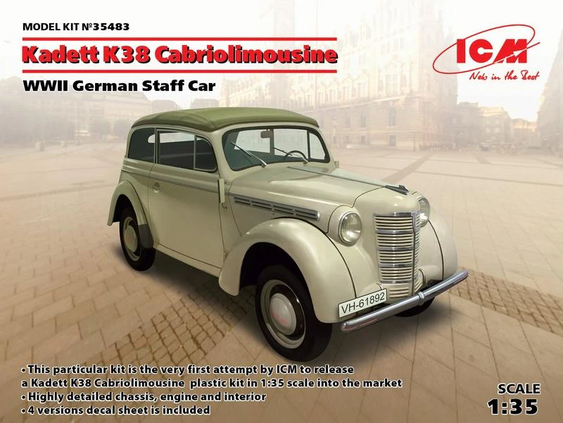 ICM 1:35 Kadett K38 Cabriolimousine