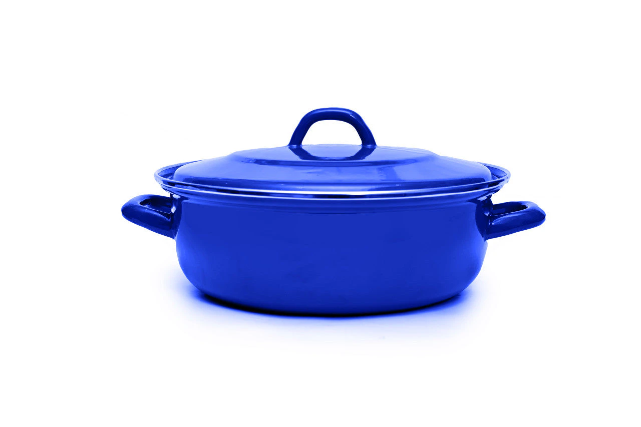 Classica Heavy Gauge Casserole with Lid Royal Blue - 26cm