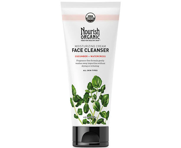 Nourish Moisturizing Organic Face Cleanser ,Cucumber 6 oz