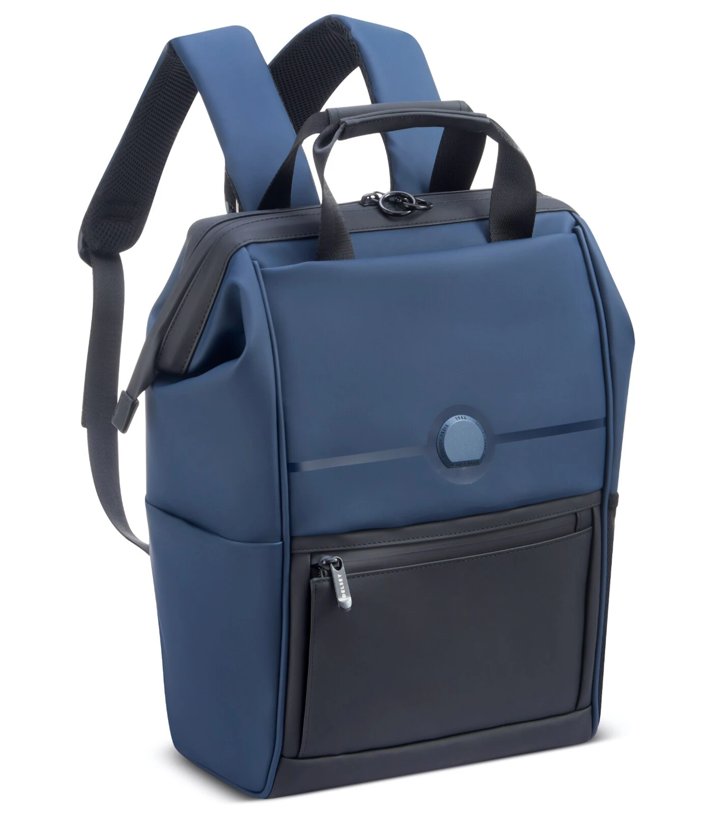 Delsey Turenne Soft 14" Laptop Backpack with RFID - Night Blue