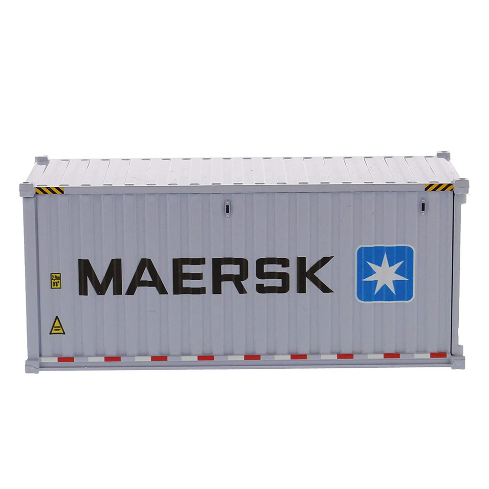 Diecast Masters 1:50 Scale 20" Dry Goods Sea Container Maersk Transport Model