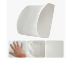 Memory Foam Lumbar Back Support Cushion Pillow Waist Home Office Car Chair Mesh - Gray