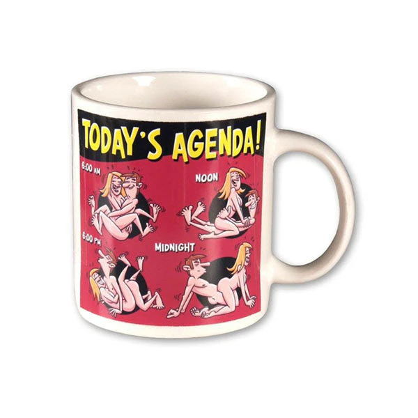 Todays Agenda Coffee Mug