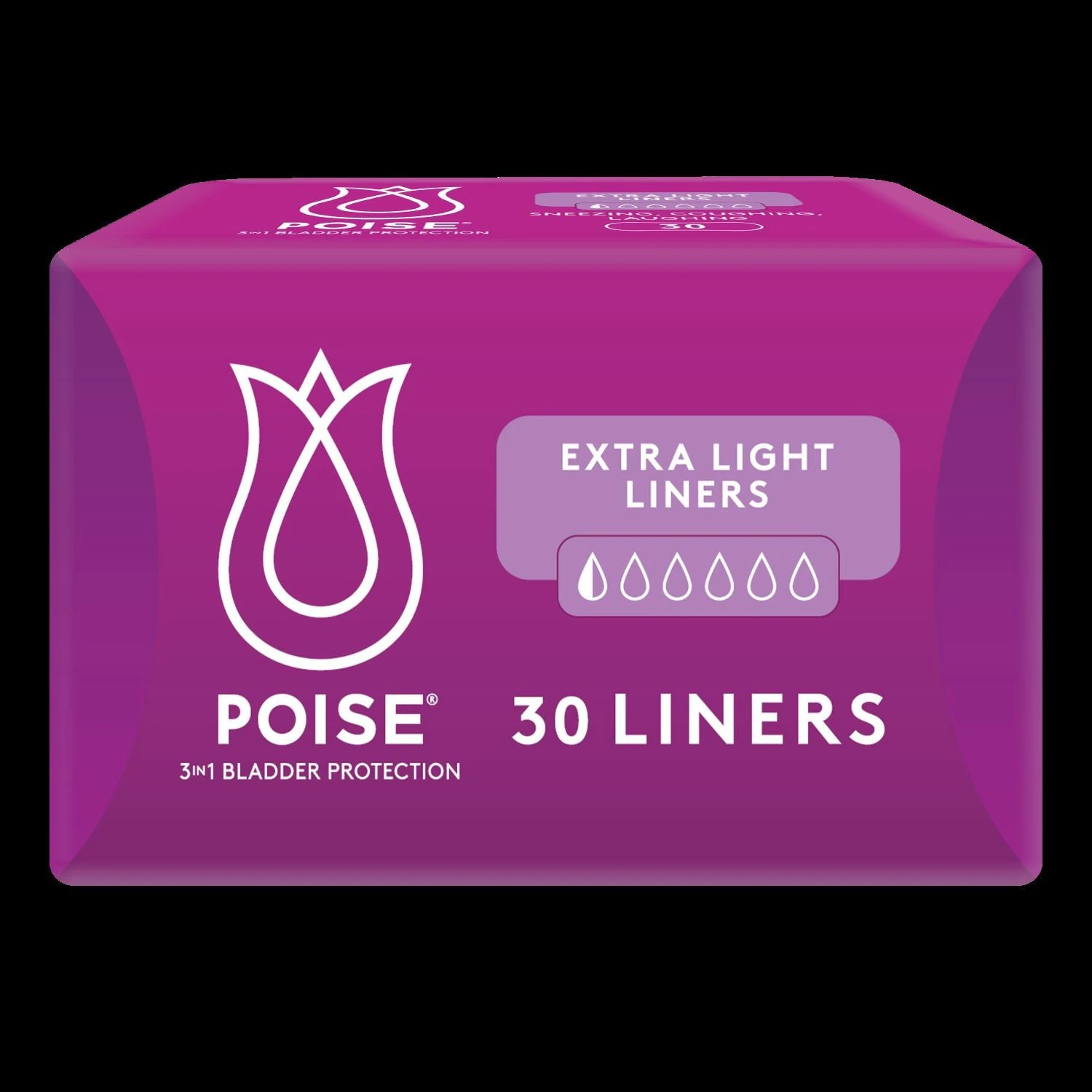 POISE EXTRA LIGHT LINER BULK 30