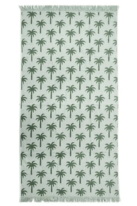 Bambury Palm Beach Towel - Sage