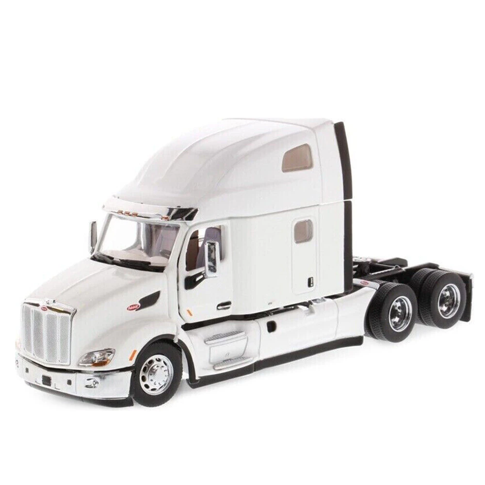 Diecast Masters 1:50 Scale Peterbilt 579 UltraLoft Tractor Truck White Cab Model