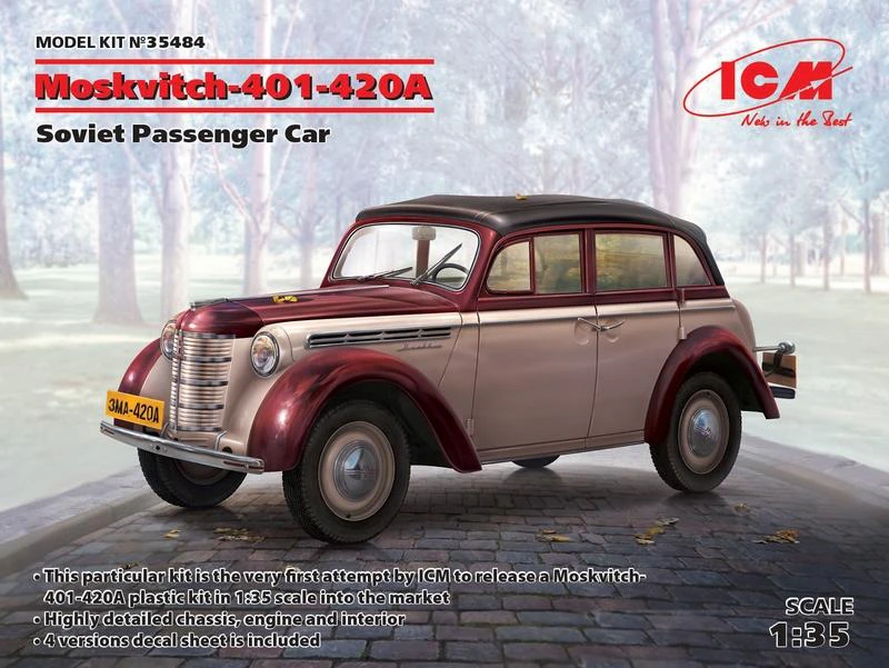 ICM 1:35 Moskvitch-401-420A