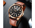 Creative Clock Watch Man Fashion Luxury Watch Brand CURREN Leather Quartz Business Wristwatch Auto Date Relogio Masculino