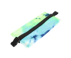 Reptile Sling Carrier Soft Coral Fleece Lizards Travel Sling Adjustable Strap Bearded Dragon Sling Small Pet Carrier Blue Green