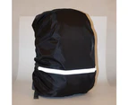 Outdoor Travel Reflective Night Safety Backpack Rain Cover Waterproof Protector Sapphire Blue