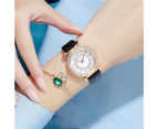 Luxury Diamond Women Fashion Watches Roma Scale Simple Full of stars Ladies Quartz Wristwatches Leather Female Clock Gifts